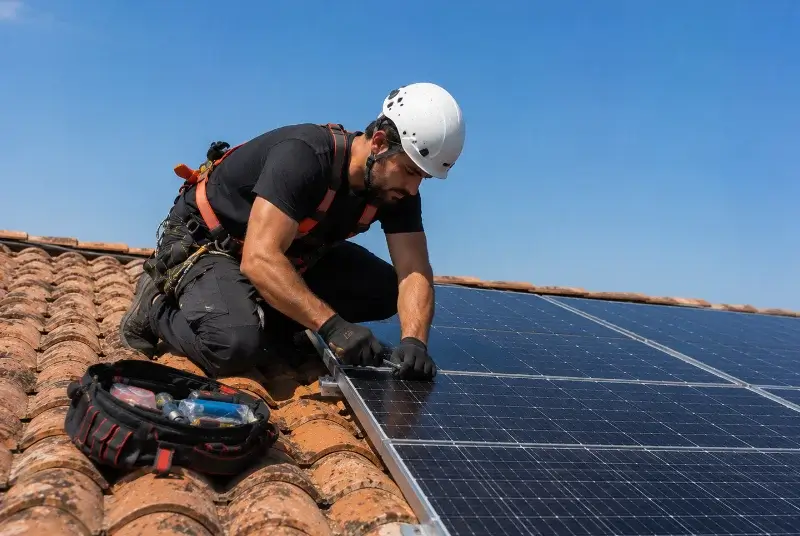 Maintenance et monitoring de panneaux solaires à Susville