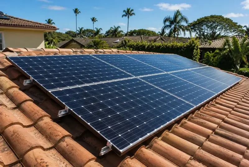Installation de panneaux solaires à Susville
